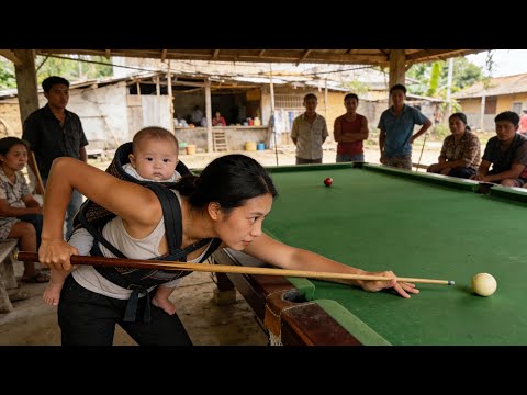 Un ama de casa con un hijo es en secreto una campeona de billar: con solo 10 yenes, arrasa en la mes