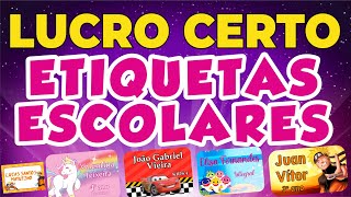 Etiquetas Escolares: Tipo de Papel, impressão, Dicas e Muito Mais