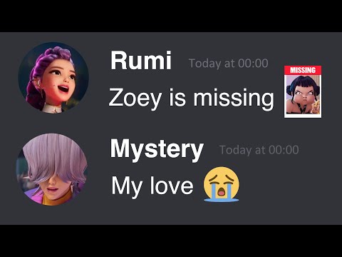 If Kpop Demon Hunters Had a Discord Server (Part 2)... ZOEY Goes Missing... Who Kidnapped Zoey?
