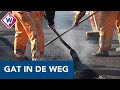 Strenge vorst zorgt voor gaten in provinciale wegen - OMROEP WEST