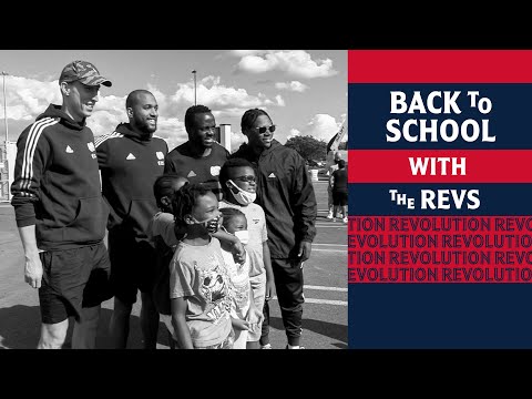 Back to School with the Revs | Bunbury and teammates host third annual shopping spree