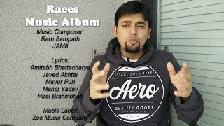 Beats and Beyond: Music Review | Raees | Ram Sampath, JAM8