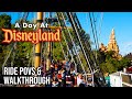 Christmas Cruises And The Columbia Disneyland Rides Walkthrough 4K POV