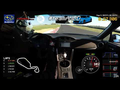 2013 Subaru BRZ on NJMP Thunderbolt (new pavement)