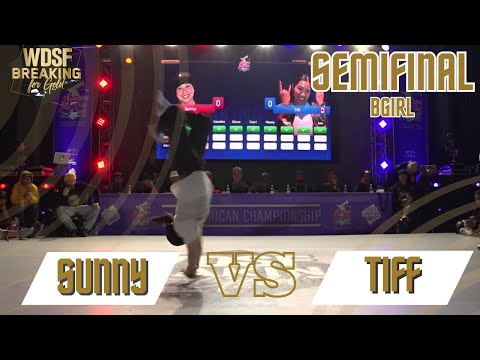 BGIRL SUNNY VS BGIRL TIFF | SEMIFINAL | WDSF PAN AMERICAN BREAKING CHILE 2023