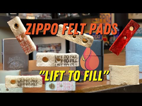 Zippo Filzgleiter: Warum man sie zum Befüllen anheben muss