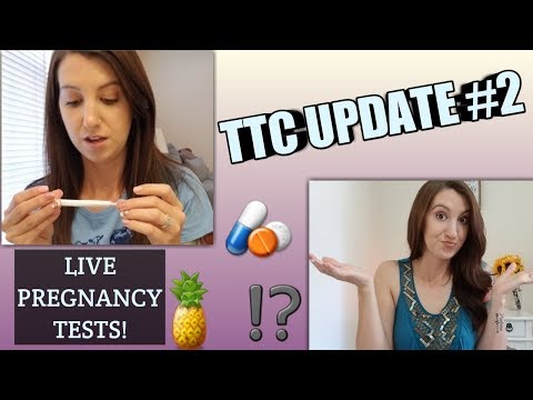 LIVE PREGNANCY TEST | TTC UPDATE | AVA BRACELET UPDATE | ERIKA ANN Video