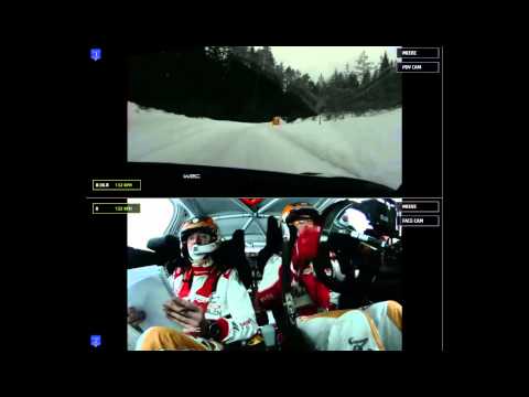 WRC Rally Sweden 2015: Onboard SS4 Kris Meeke