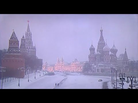 Szokatlanul sűrű havazás Moszkvában
