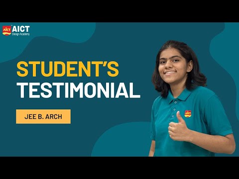 Tanisha Scored 99.99% &  achieved AIR 4 in JEE B. Arch | AICT Design Academy Success Story