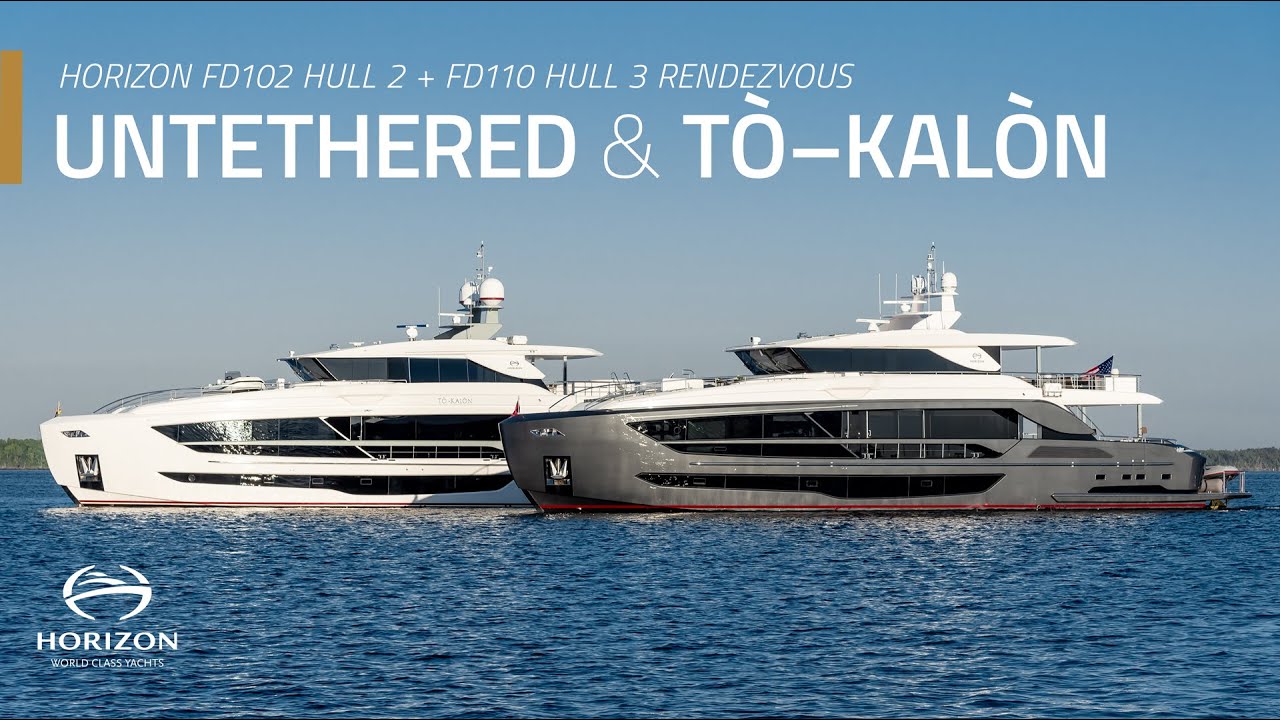 Horizon FD102 Hull 2 & FD110 Hull 3 Cruising