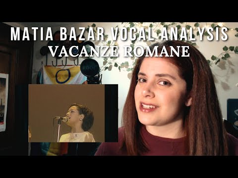 Versatile Vocalist Analyses Matia Bazar (Antonella Ruggiero) - Vacanze Romane (Reaction)