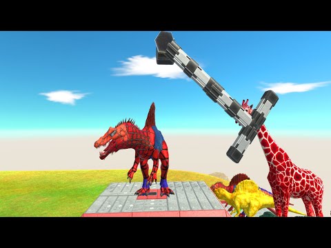 All Units - Giant Rotating Hammer -  Animal Revolt Battle Simulator