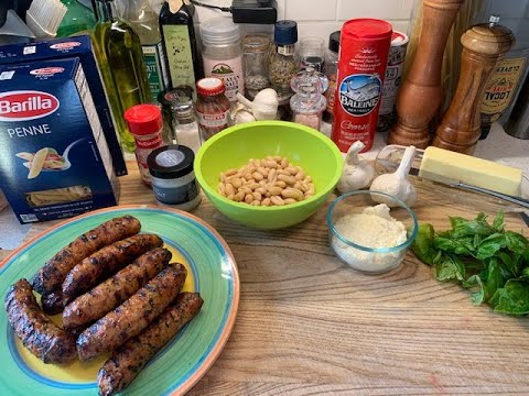 Chef JackAttack makes a Chicken Sausage Pasta dish with a special guest. Ep 10