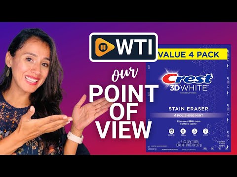 Crest 3D White Stain Eraser Toothpaste - WTI product video review