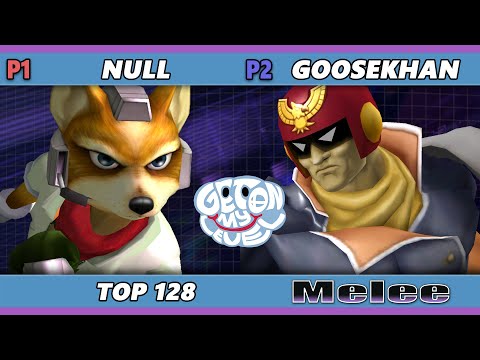 GOML 2023 - null (Fox) Vs. Goosekhan (Captain Falcon) Smash Melee - SSBM