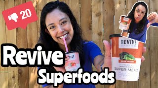 i tried revive superfoods & this is how it went / my experience with revive foods