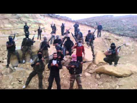 بيان تشكيل كتيبة علي بن أبي طالب التابعة إلى لواء المجاهدين درع القلمون في منطقة القلمون في ريف دمشق