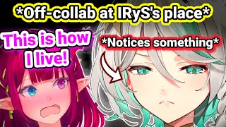 𝗖𝗲𝗰𝗶𝗹𝗶𝗮 𝗱𝘂𝗿𝗶𝗻𝗴 𝗵𝗲𝗿 𝗼𝗳𝗳-𝗰𝗼𝗹𝗹𝗮𝗯 𝘄𝗶𝘁𝗵 𝗜𝗥𝘆𝗦 𝗮𝘁 𝗜𝗥𝘆𝗦'𝘀 𝗽𝗹𝗮𝗰𝗲:                            |Hololive|