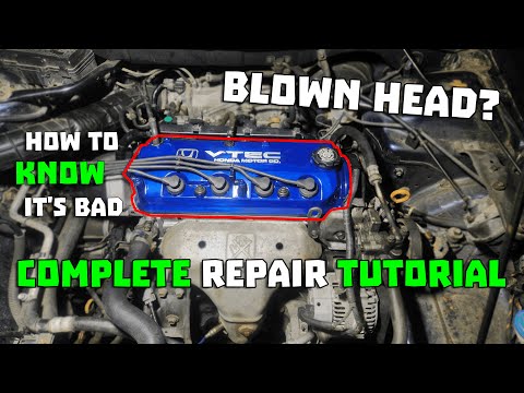1998 - 2002 Honda Accord Head Gasket Replacement Guide (Everything you need to know)