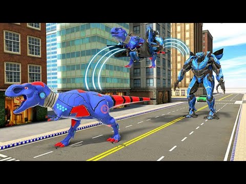Super Dino Robot Transforming: Jet Robot Shooting Game 2021 - Android Gameplay