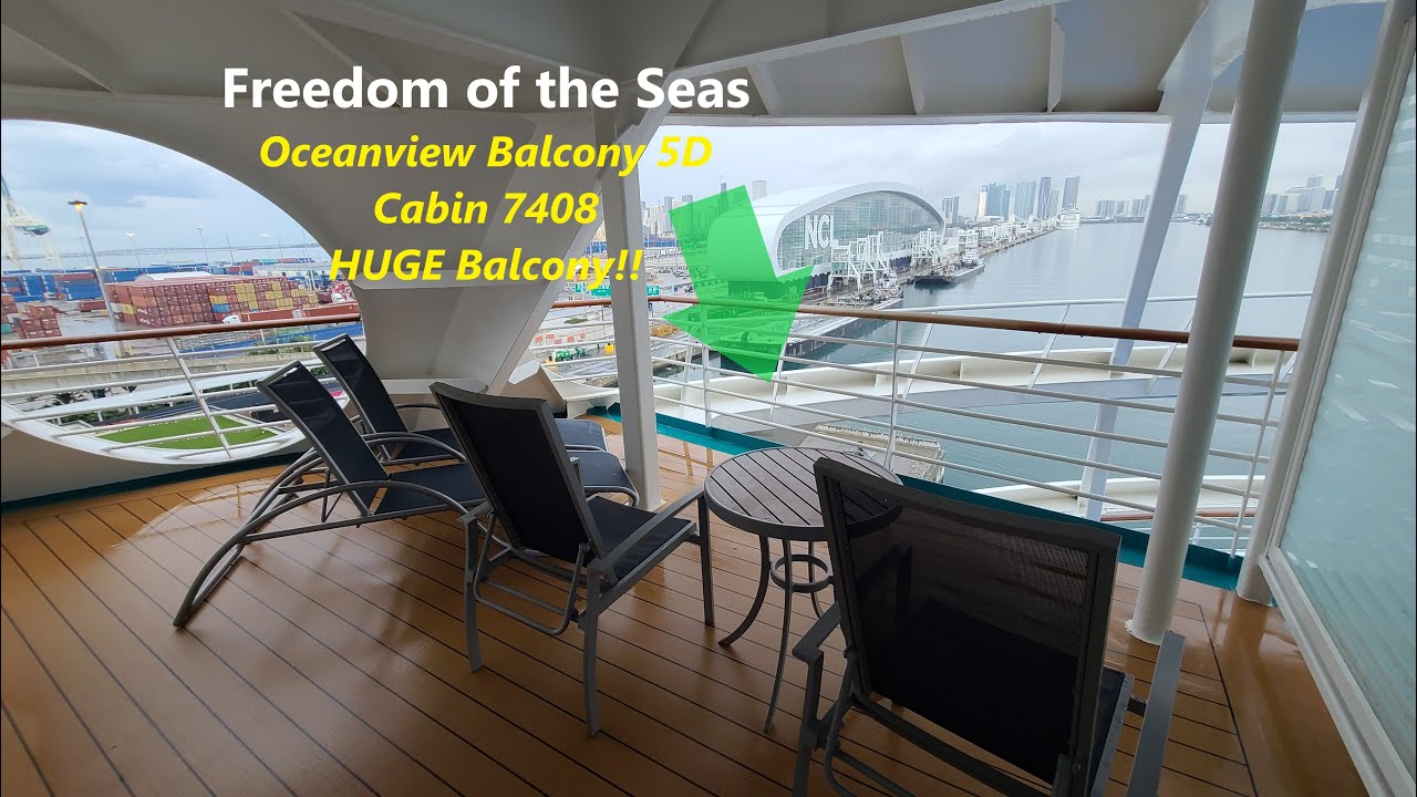 Freedom of the Seas - Cabin 7408 - Video 2
