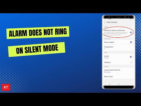 How to Fix if the alarm in your Samsung Phone has suddenly stopped ringing when it is on silent mode