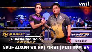 FINAL | Highlights | Moritz Neuhausen vs Mario He | 2026 Roobet European Open