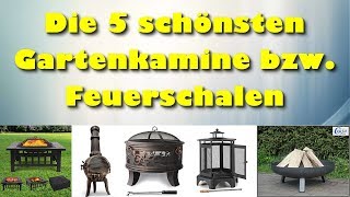 Die 5 schönsten Gartenkamine bzw. Feuerstellen 2021