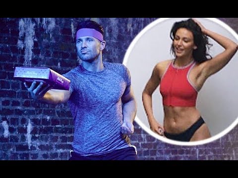Mark Wright gets into shape for Milk Tray-ning