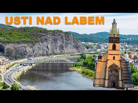 USTI NAD LABEM 🇨🇿 CZECH REPUBLIC 2025 4K with subtitles