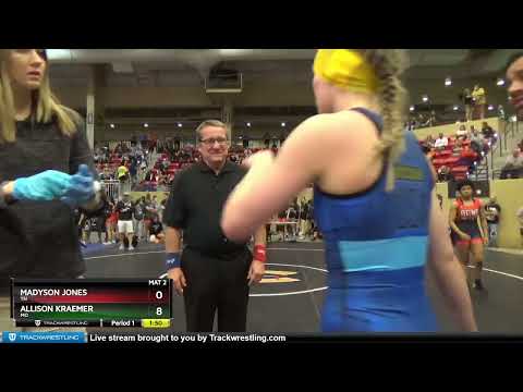 122 Lbs Champ. Round 1 - Madyson Jones, TN Vs Allison Kraemer, MO 57e9