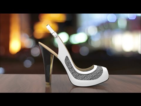 Smart shoes change color on cue