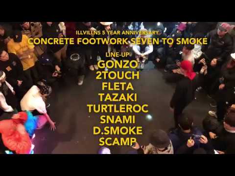 CONCRETE FOOTWORK SEVEN TO SMOKEILLVILLNS 5 YEAR ANNIVERSARY