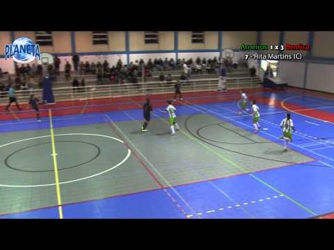 Golos Futsal Feminino: ARNEIROS 1 x 4 BENFICA - Camp. Nacional de Futsal Femimnio 2014/15