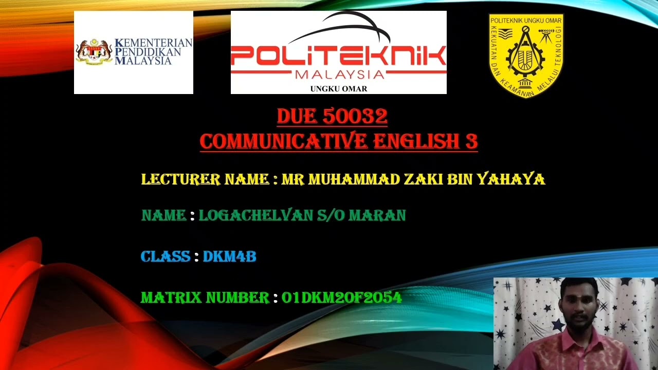 DUE50032 COMMUNICATIVE ENGLISH 3...GRAPH PRESENTATION