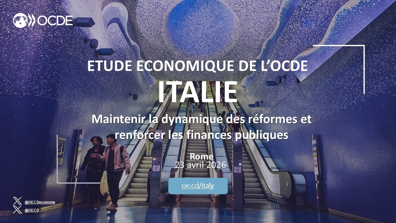 Etude économique de l'OCDE : Italie 2026