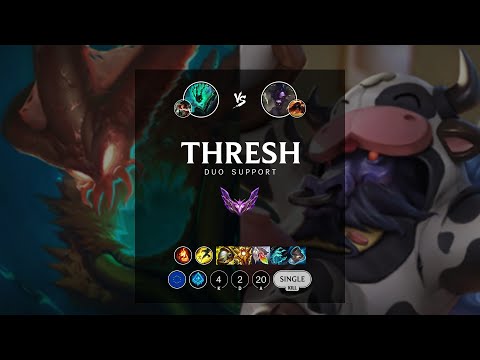Thresh Support vs Alistar - EUW Master Patch 12.14