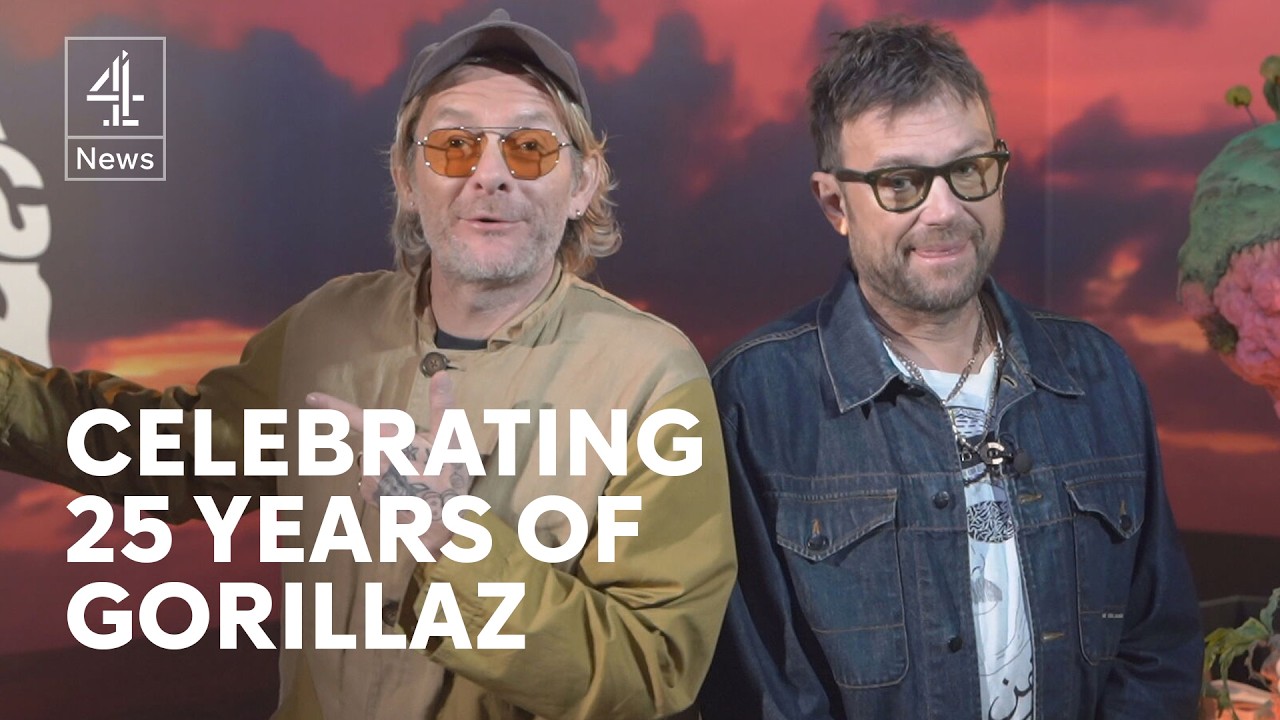 New Gorillaz exhibition comes ahead of new concerts and maybe new music - YouTube
