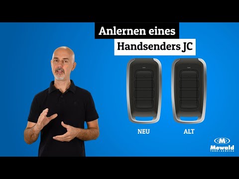 Garagentor Funk Handsender JC selbst programmieren