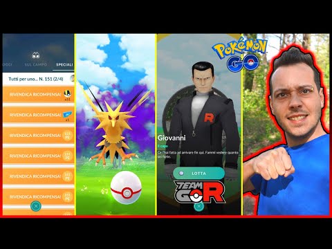 SFIDO GIOVANNI PER CATTURARE ZAPDOS OMBRA + AVANZO NELLA MISSIONE MEW - Pokémon GO ITA
