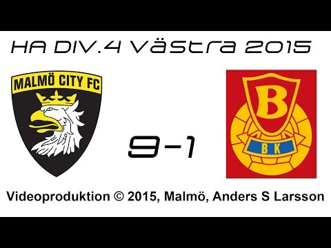 2015-10-03: Malmö City FC- Borstahusens BK, 9-1, highlights