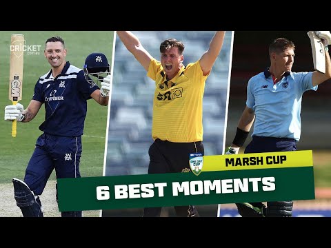 The top six moments of the 2022-23 Marsh One-Day Cup