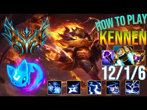 TOP 1 CHALLENGER Guides How to Play Kennen TOP & Carry + Best Build/Runes Season 13 Patch 13.8