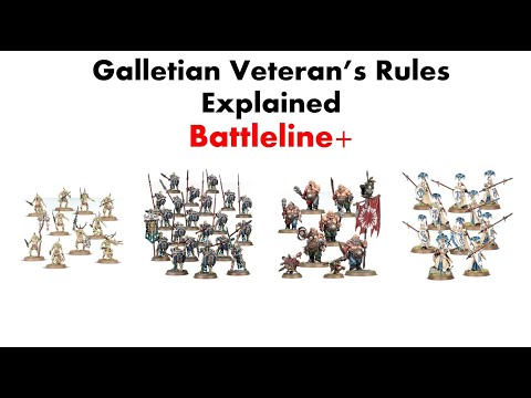 Galletian Veteran's Rules Explained Age of Sigmar 3.0 Season 1