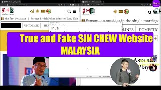 😍How To Save Time to Confirm True and Fake SIN CHEW Website(MALAYSIA)#Shorts