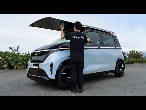 Nissan Sakura with Ao-Solar Extender: The electric car that charges itself with sun