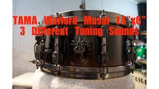 Video thumbnail for TAMA Warlord Collection Masai Snare Drum (Bubinga Shell) 14" x 6" Three Different Tuning Sounds by 형진K Raglan Studio