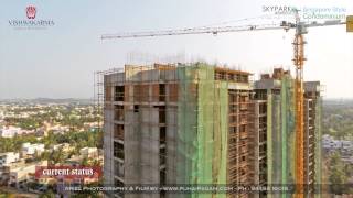 preview picture of video 'Chennai Real-Estate Construction Status - Aerial View Video'