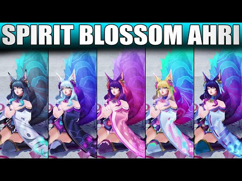 Spirit Blossom Ahri Chroma 2020